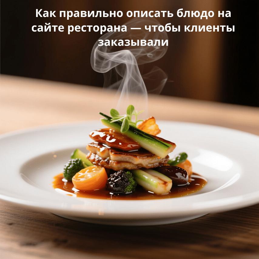 Как правильно описать блюдо на сайте ресторана — чтобы клиенты заказывали